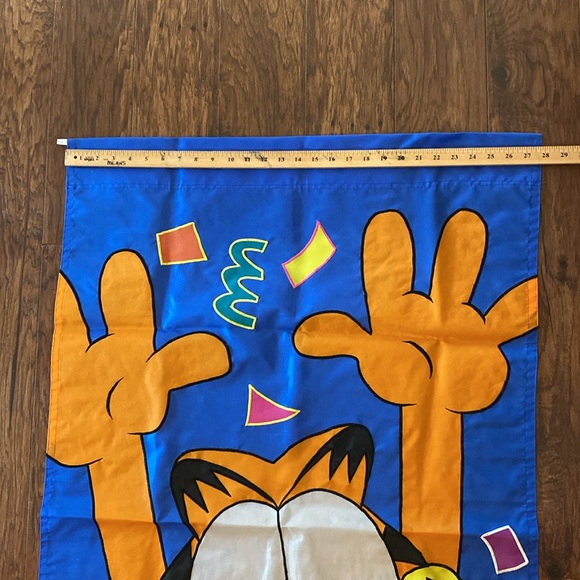 GARFIELD nostalgic flag, indoor/outdoor, great for classroom decor, bright! - Picture 3 of 4